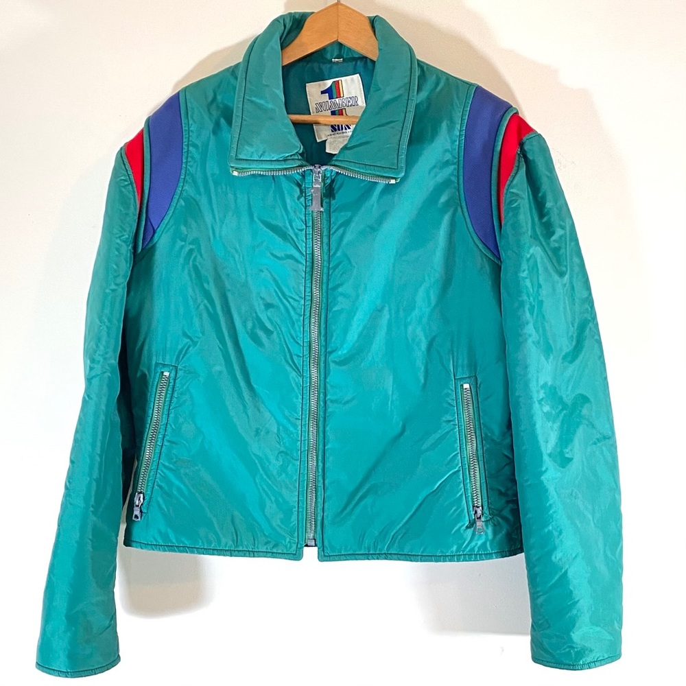 Vintage 70s Number 1 Sun Green Ski Jacket